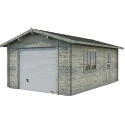 Autotalli Roger, nosto-ovella, 19m² FR44-3857-2*Palmako Hot
