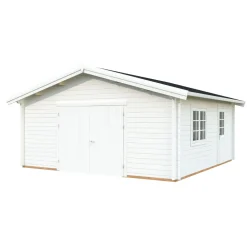 Autotalli Roger, puuovella, 27,7m² FR70-5656-1*Palmako Discount
