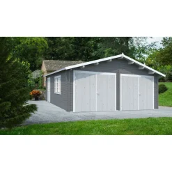 Autotalli Roger puuovella 28,4 m²*Palmako Clearance