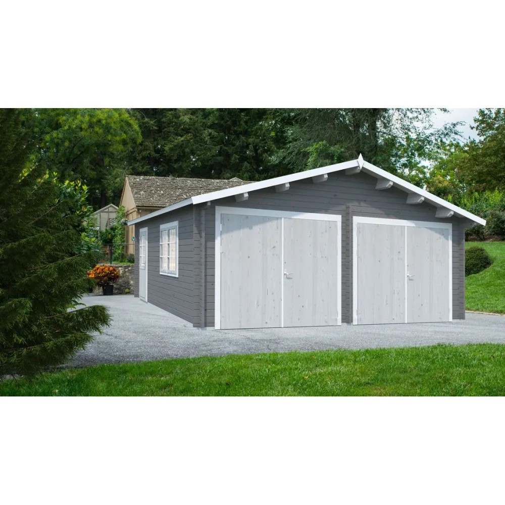 Autotalli Roger puuovella 28,4 m²*Palmako Clearance