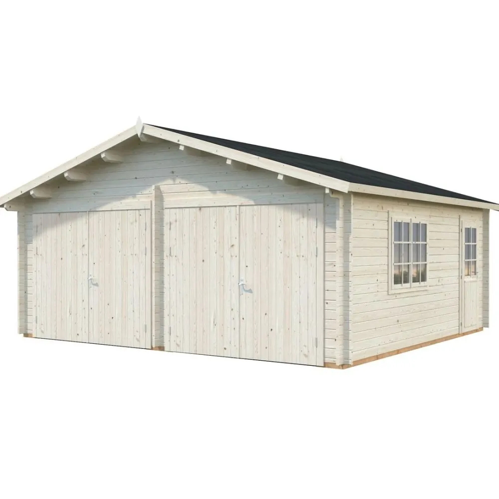Autotalli Roger puuovella 28,4 m²*Palmako Clearance