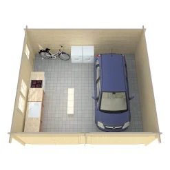Autotalli D 40, 29.3m²*Tene Sale