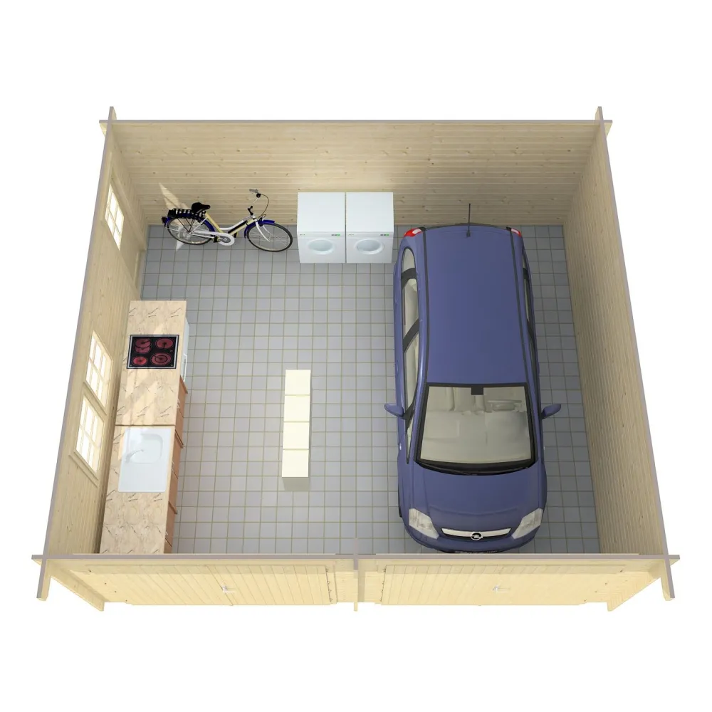 Autotalli D 40, 29.3m²*Tene Sale