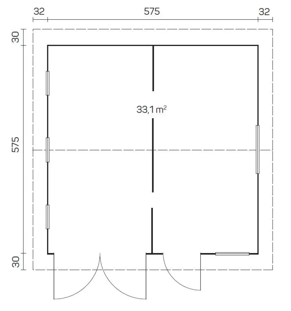 Autotalli Mikkeli, 33.1m²*Tene Online