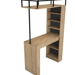 Baaripöytä JA117 - 3173 saksanpähkinä/musta*Linento Furniture Online