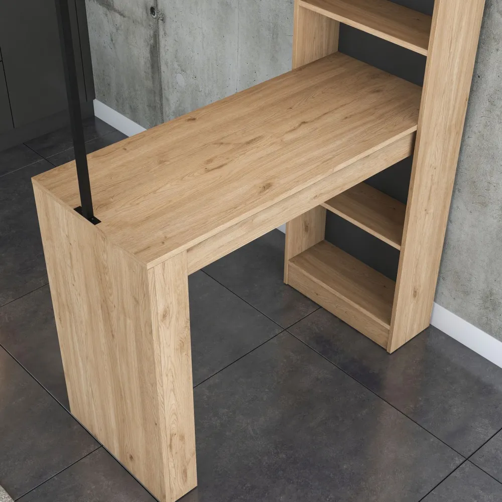 Baaripöytä JA117 - 3173 saksanpähkinä/musta*Linento Furniture Online