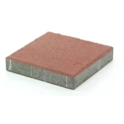 Betonilaatta 298x298x50 mm sileä punainen*Rudus