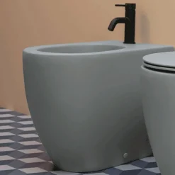 Online Bidee Glomp, back to wall, matta, eri värejä Pesevät Wc-Istuimet