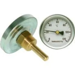 Bimetallilämpömittari R 1/2 halk. 100 L 100 120ºC*EasyPipe New