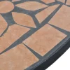 Online Bistropöytä 60 cm terrakotta mosaiikki Puutarhapöydät