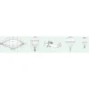 Clearance Boordi Kids Walls 45826, vinyylipinta, 0.18x5m, graafinen/geometrinen, vihreä Tapettiboordit