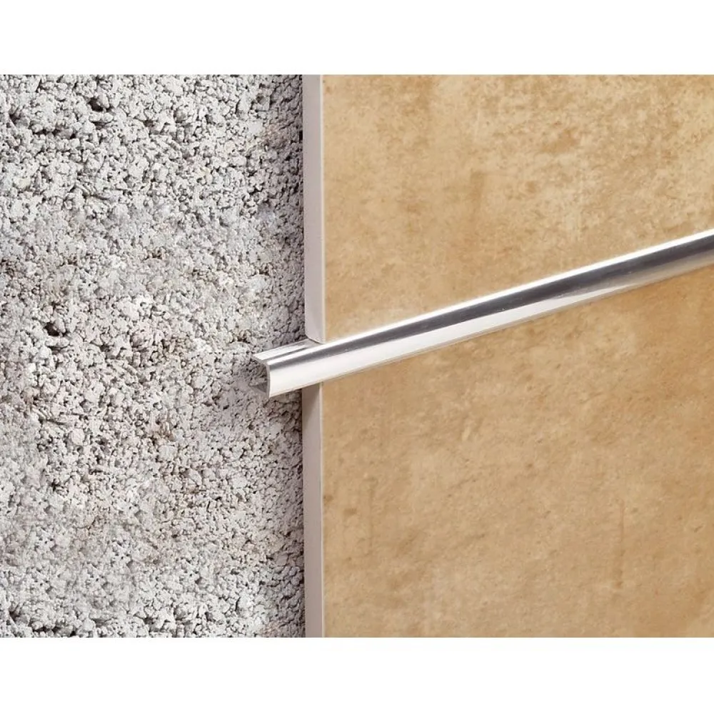 Boordilista messinki 219l, 10mm x 2.5m, kromattu messinki*Euroshrink Clearance