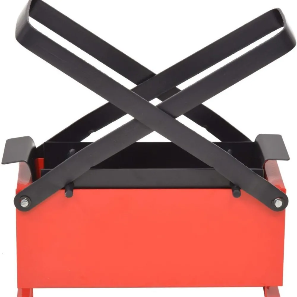 Brikettipuristin 34x14x14cm, teräs, musta/punainen*FinePRICE Sale
