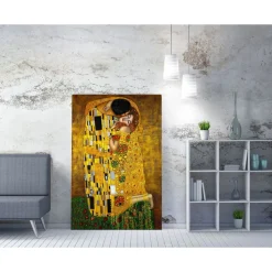 Canvas-taulu Gustav Klimt - The Kiss, 70x100cm, monivärinen*Linento Clearance