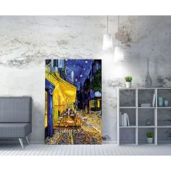 Canvas-taulu Van Gogh - Café Terrace at Night, 50x70cm, monivärinen Taulut Ja Kehykset