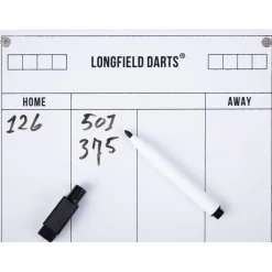 Darts-setti , taulu, kaappi ja tikat, musta*Longfield Clearance