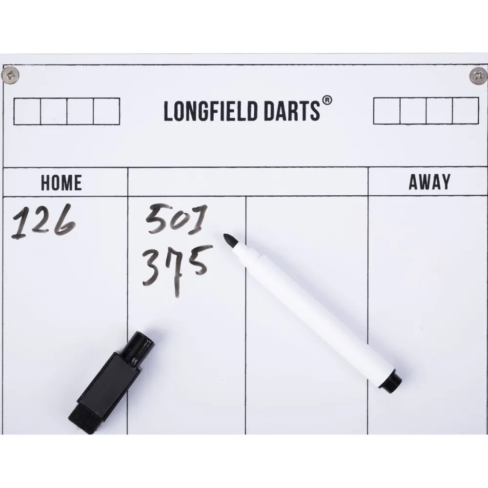 Darts-setti , taulu, kaappi ja tikat, musta*Longfield Clearance