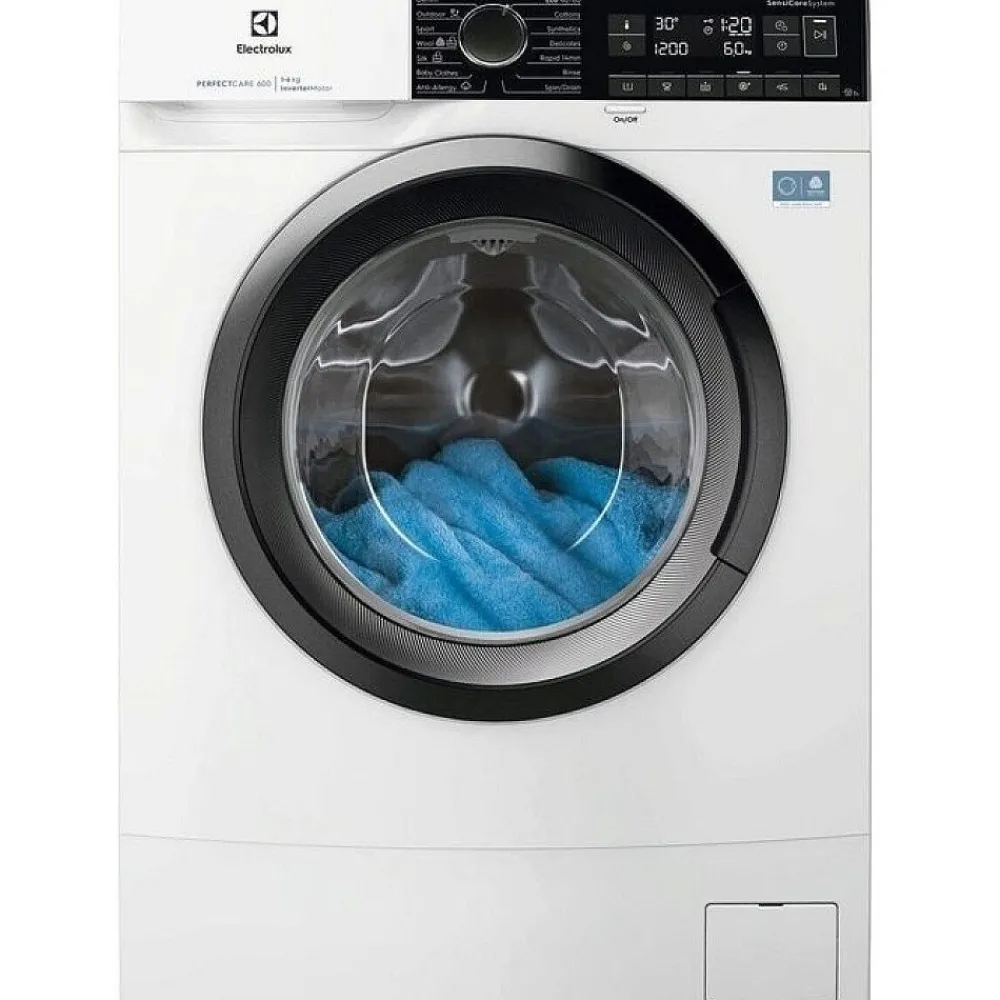 Edestä täytettävä pesukone EW6S762W38, 6kg*Electrolux Best