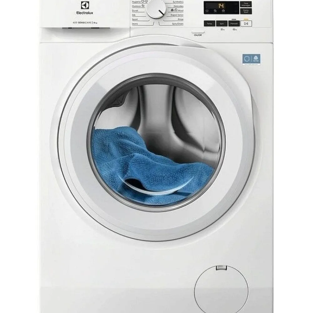 Outlet Edestä täytettävä pesukone EFI611O84O 600 SensiCare, 8kg Pyykinpesu Ja Kuivaus