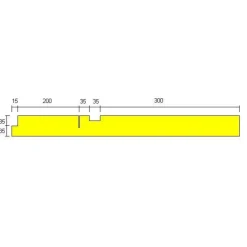 Eko anturamuotti 60 mm 600x200 mm*Finnfoam Hot