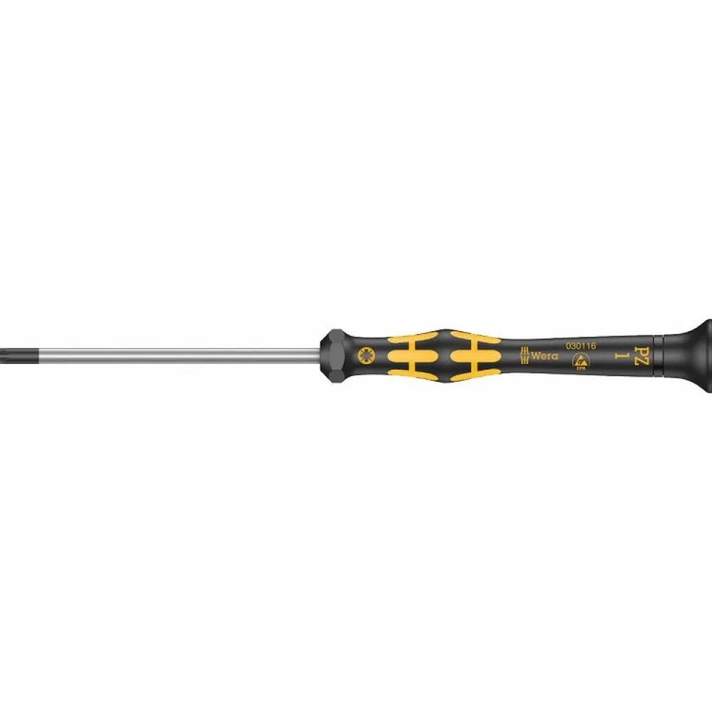 Elektroniikkaruuvimeisseli Esd Kraftform Micro, PZ 1x80mm*Wera Online