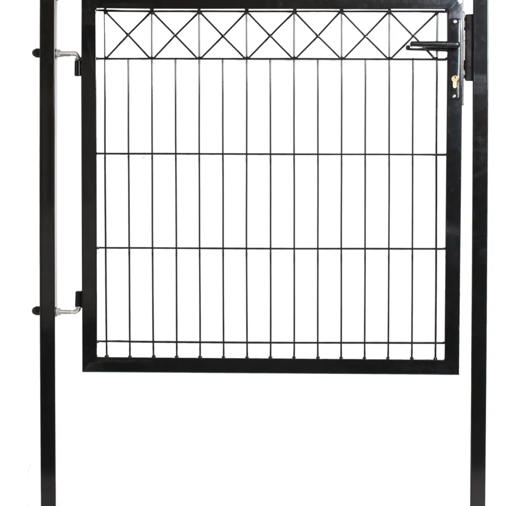 Elementtiaidan portti X 780x1000mm musta Portit