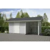 Elementtivarasto E7M 5040x2140 mm 10.79 m² puuvalmis*Timburg Outlet