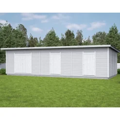 Outlet Elementtivarasto E21 10040x4240 mm 42.57 m² puuvalmis Ulkovarastot