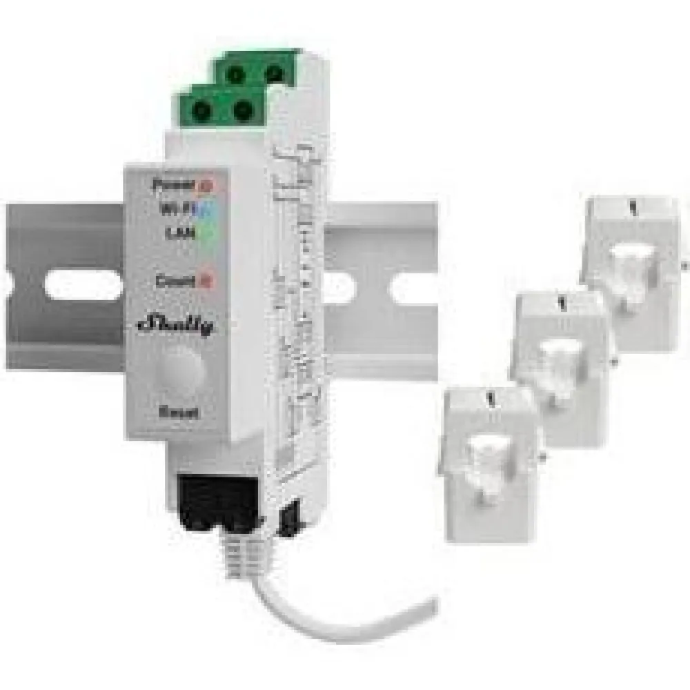 Energiamittari DIN Pro 3EM 400A Energiamittarit