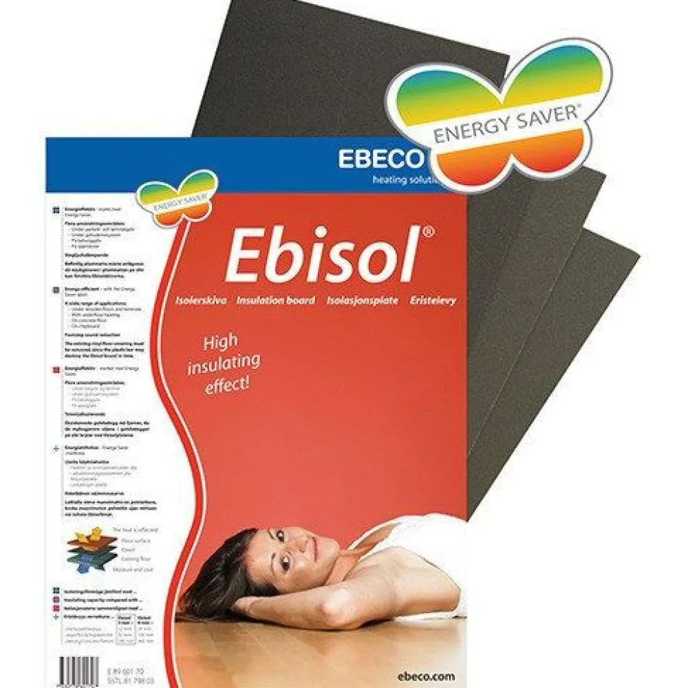 Sale Eristelevy Ebisol 3 x 500 x 1200 mm 6 m2/pak Lattialämmityksen Asennustarvikkeet