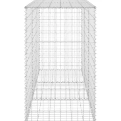 Hot Gabion-kivikori kansilla galvanoitu teräs 200x60x100 cm Muurikivet