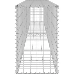 Clearance Gabion-kivikori kansilla galvanoitu teräs 300x30x50 cm Muurikivet