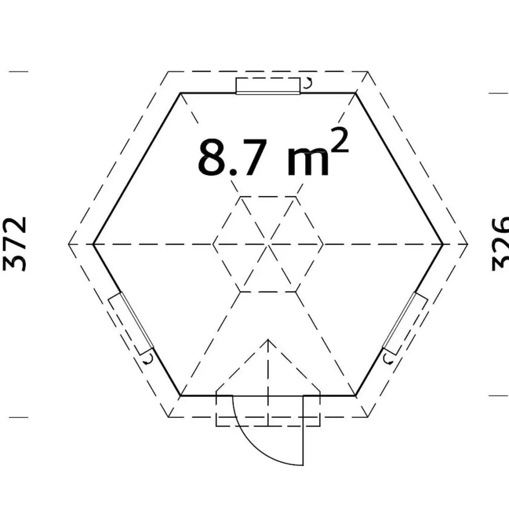Online Grillikota Eva 8,7 m² Grillikodat