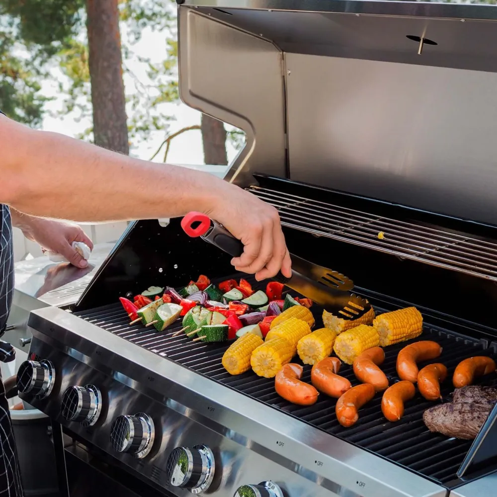 Grillivälinesetti Premium BBQ, 4-osainen, ruostumaton teräs*Kobe Outlet