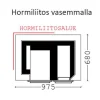 Hot Hella Helmi Funkkis keraamisella tasolla + paistouunilla alaliittymä Puuhellat