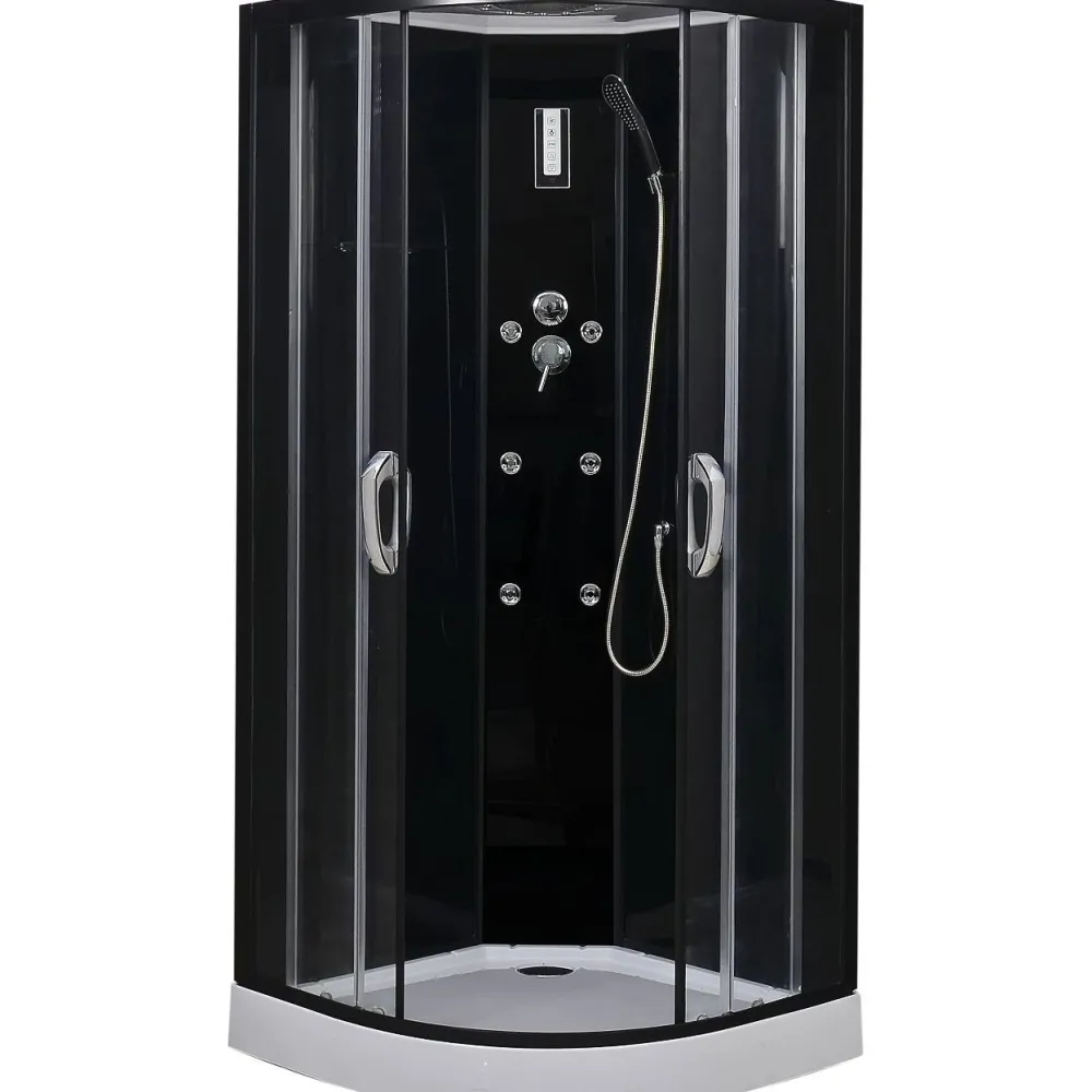Best Hierova suihkukaappi S28DK0P1 90x90x215 cm matala allas katto Suihkukaapit