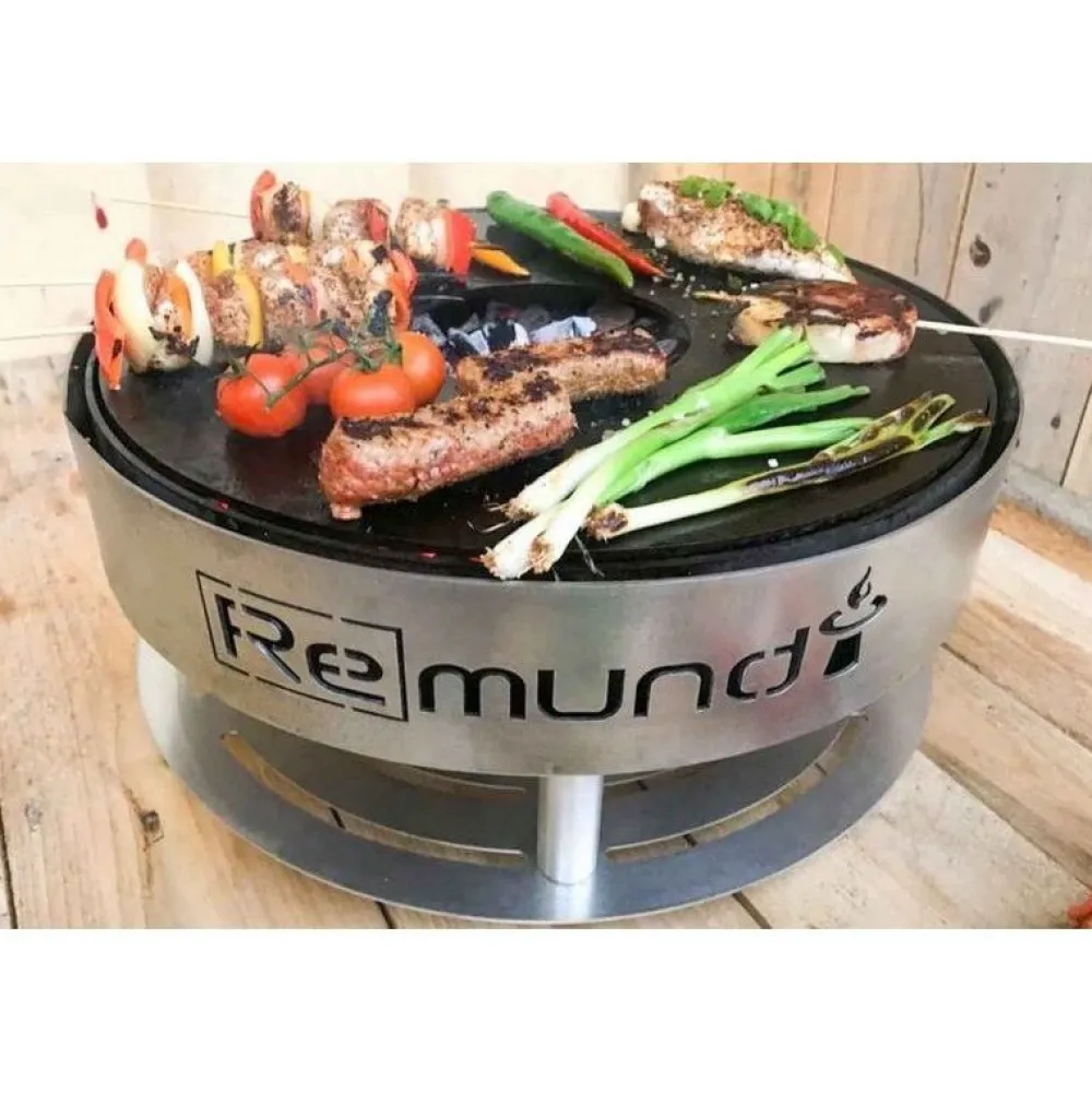 Hiili-/brikettigrilli Pirus Black*Remundi Hot