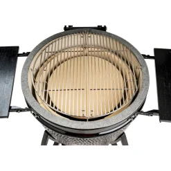 Hot Hiiligrilli Hoovi Kamado Large, grillaustelineella, musta Kamado Grillit|Hiiligrillit