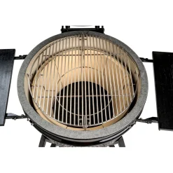 Hot Hiiligrilli Hoovi Kamado Large, grillaustelineella, musta Kamado Grillit|Hiiligrillit