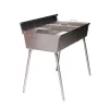 Sale Hiiligrilli Naked Chef XXL Silver, 116x90x65cm Hiiligrillit