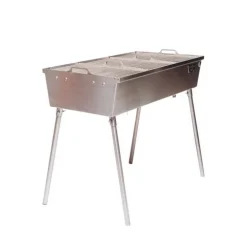Sale Hiiligrilli Naked Chef XXL Silver, 116x90x65cm Hiiligrillit