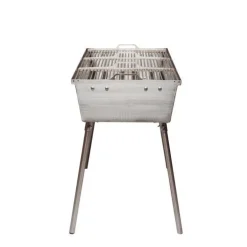 Sale Hiiligrilli Naked Chef XXL Silver, 116x90x65cm Hiiligrillit