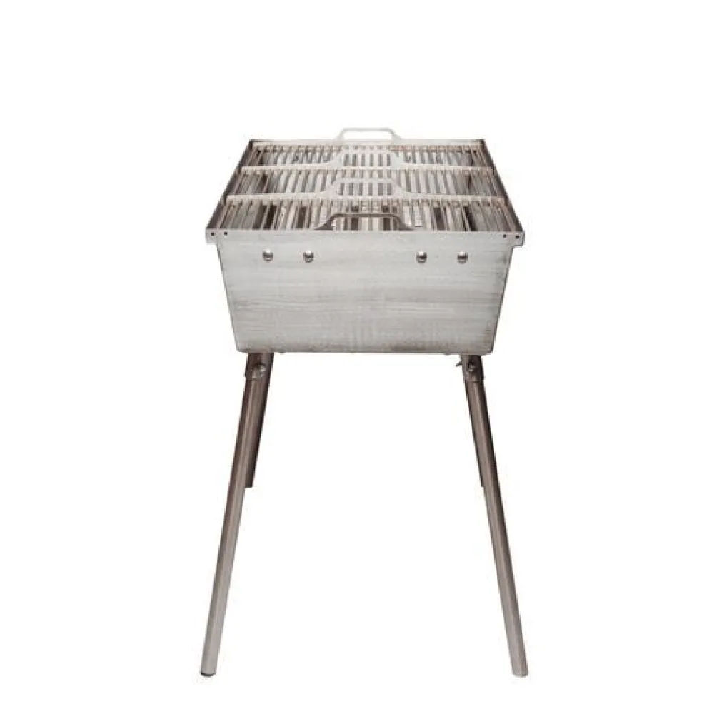 Sale Hiiligrilli Naked Chef XXL Silver, 116x90x65cm Hiiligrillit
