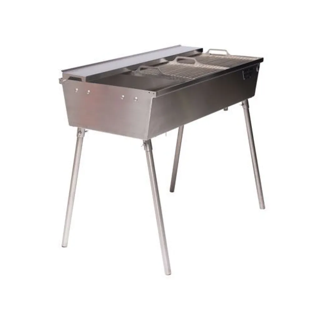 Sale Hiiligrilli Naked Chef XXL Silver, 116x90x65cm Hiiligrillit