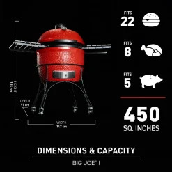 Hiiligrilli Kamado Big Joe I, Ø61cm*Kamado Joe Online
