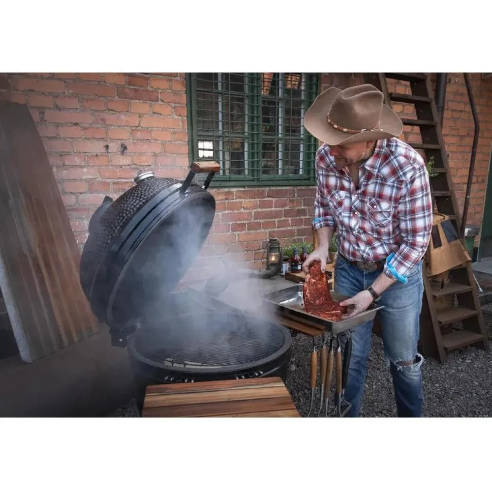 Hiiligrilli Maxi 25", musta*Kamado Sumo Outlet