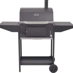 Hiilisavustin/-grilli + alahylly musta*FinePRICE Sale