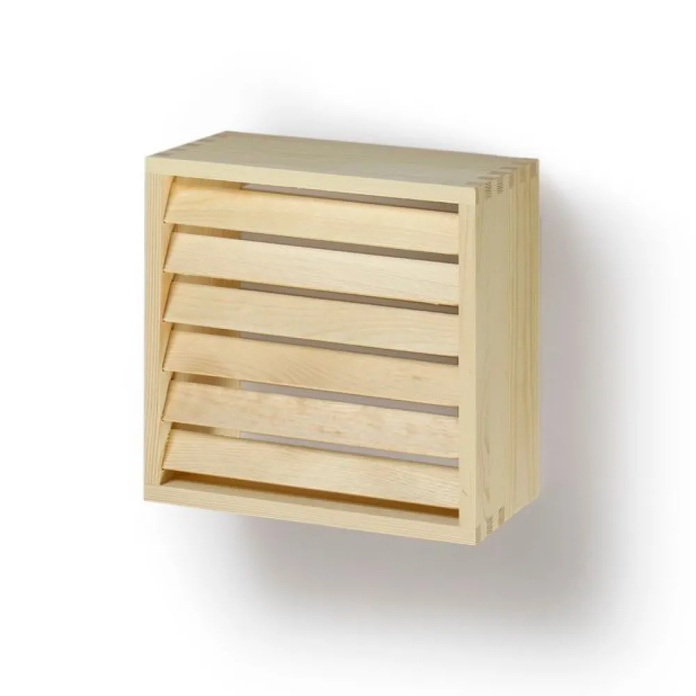 Hot Häikäisysuoja - Saunavalaisimelle AVH11, mänty 250x250x70 mm Saunan Seinävalot