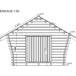 Hirsilato R Kymppi, 10m², rakomallinen*LP Garden Clearance
