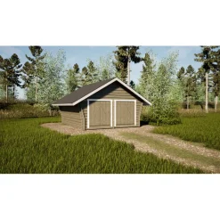 Hot Hirsilato R Tuplakymppi, 20m², rakomallinen Ulkovarastot|Rakoliiterit